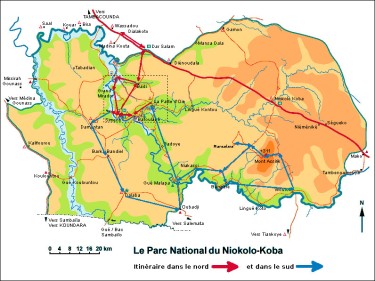Itinéraire Niokolo-Koba